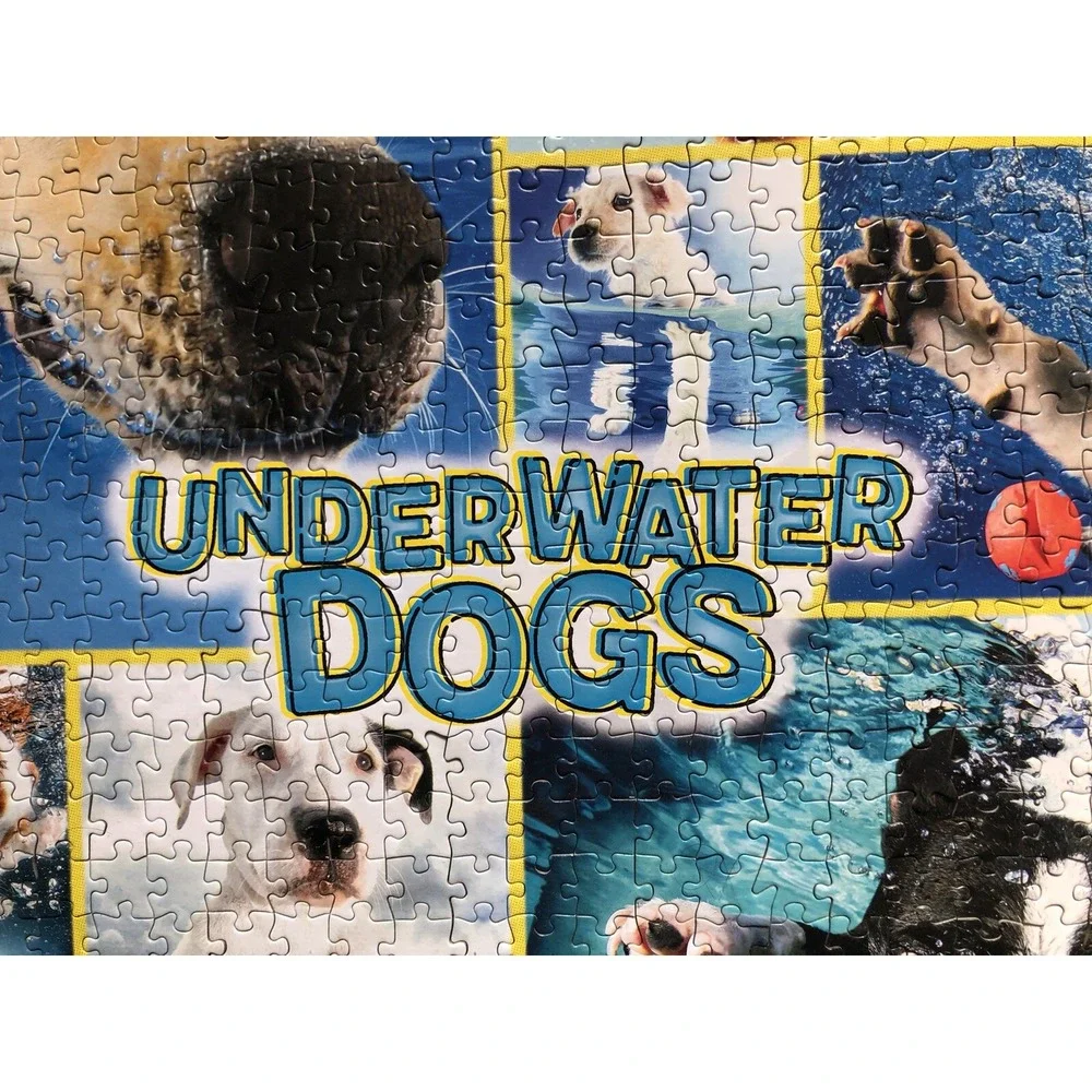 Buffalo Games - Dog Days - Underwater Dogs - 750 Piece Jigsaw Puzzle -‎ Complete